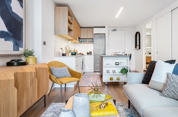 Ora Seaport Living Room-Kitchen - Photo Gallery 2