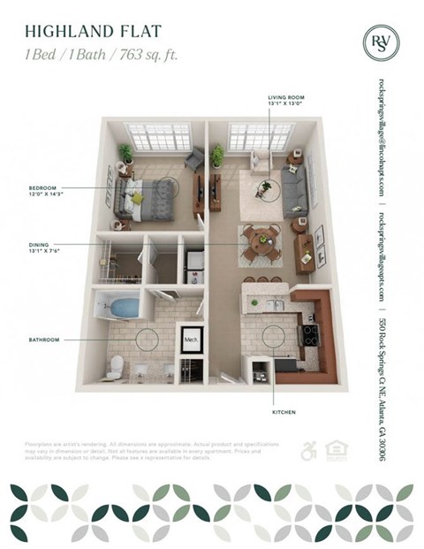 550 Rock Springs Court NE 1-4 Beds Apartment for Rent - Photo Gallery 71