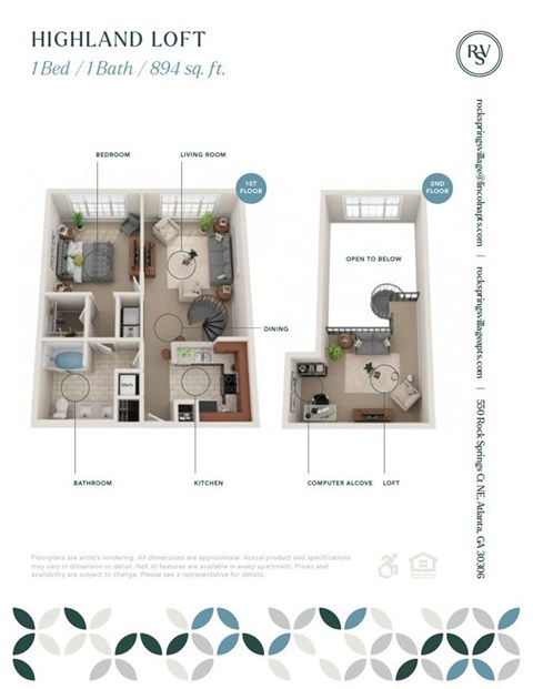 550 Rock Springs Court NE 1-4 Beds Apartment for Rent - Photo Gallery 54