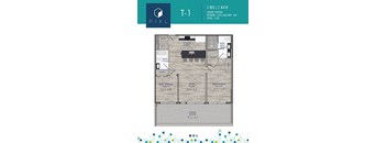 a floor plan of a building with the word the on it