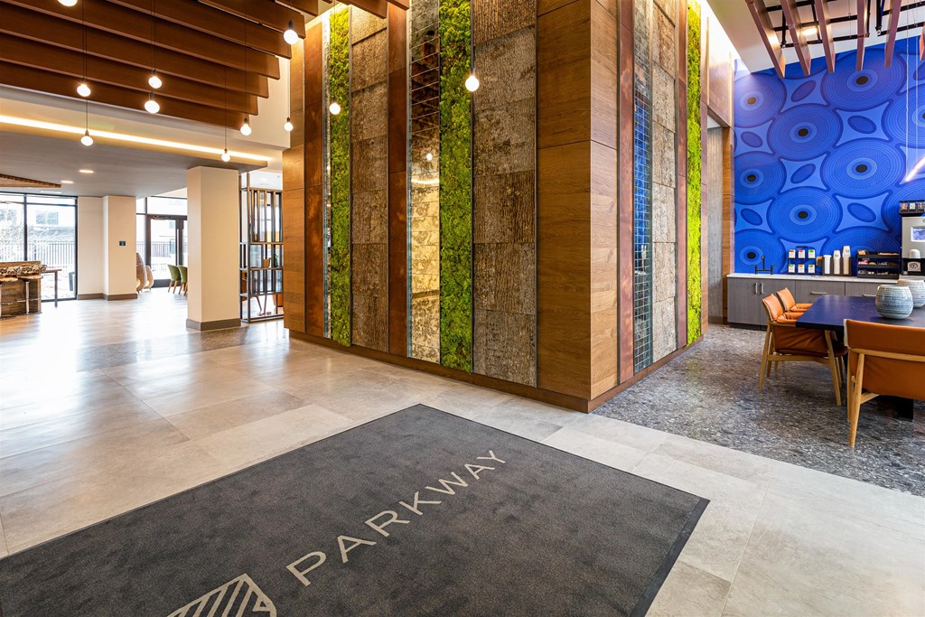 a rendering of the lobby of the paramount building