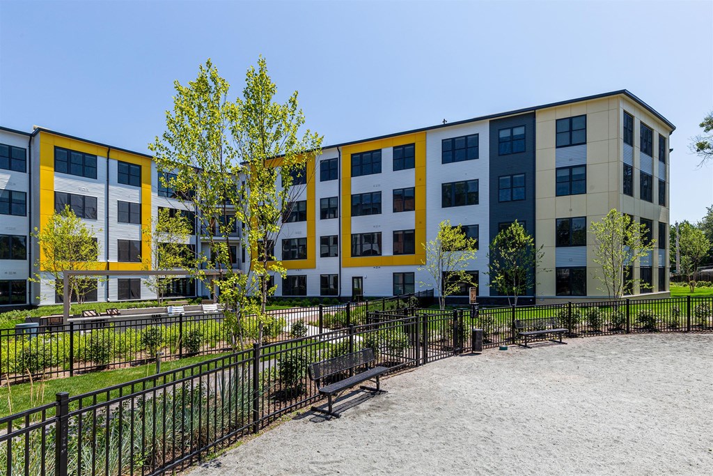 the building where the apartment is located