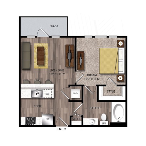 PA1 Floorplan