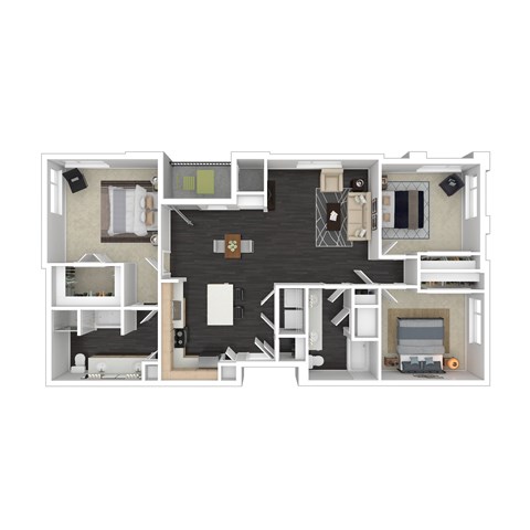 a floor plan of a house