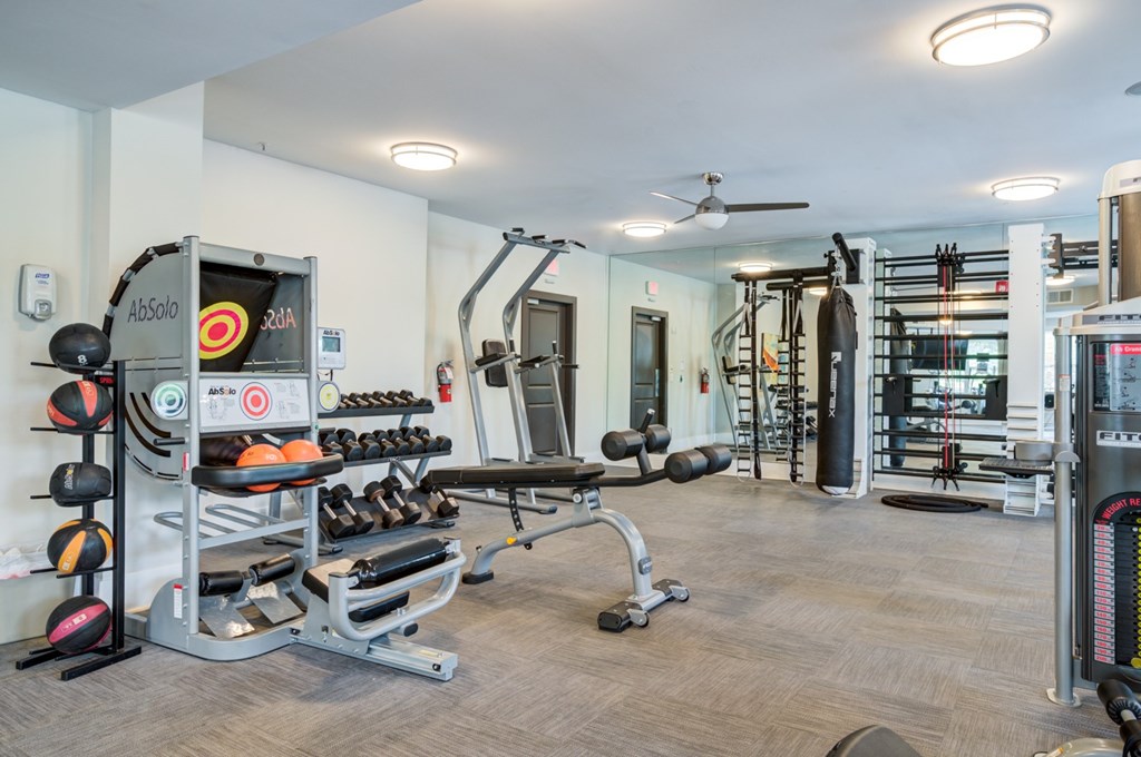 the apartments at masse corner 205 fitness room