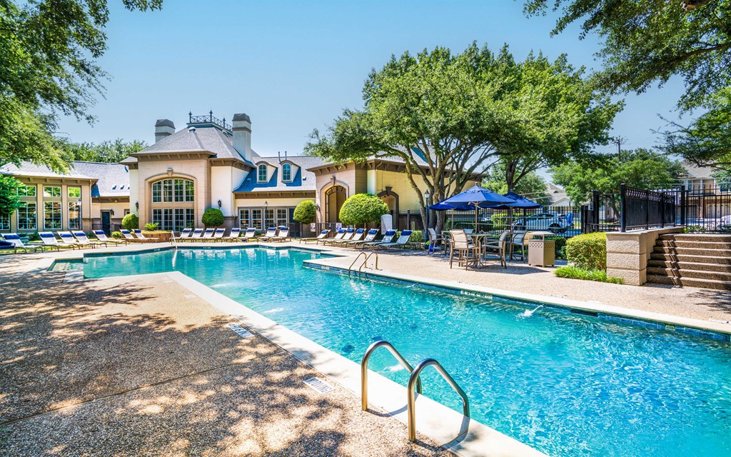 our apartments showcase a swimming pool