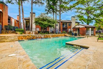 the swimming pool at our apartments