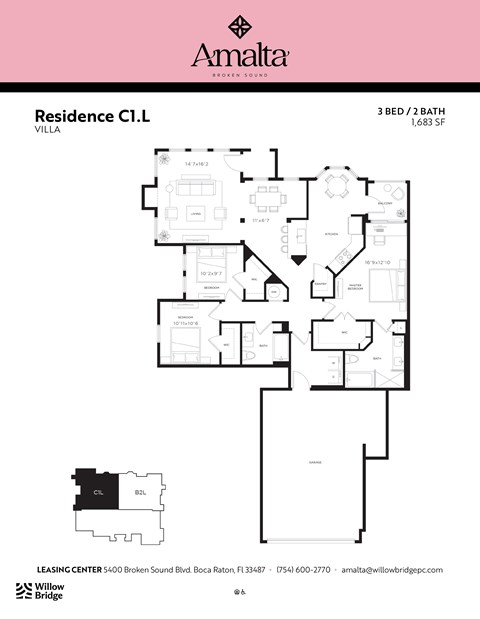 a floor plan of a bedroom apartment