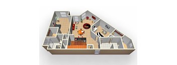 a floor plan of an apartment