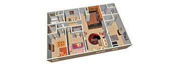 a floor plan of a house