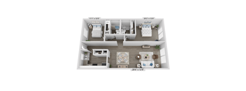 a 1 bedroom floor plan | the edge at 450