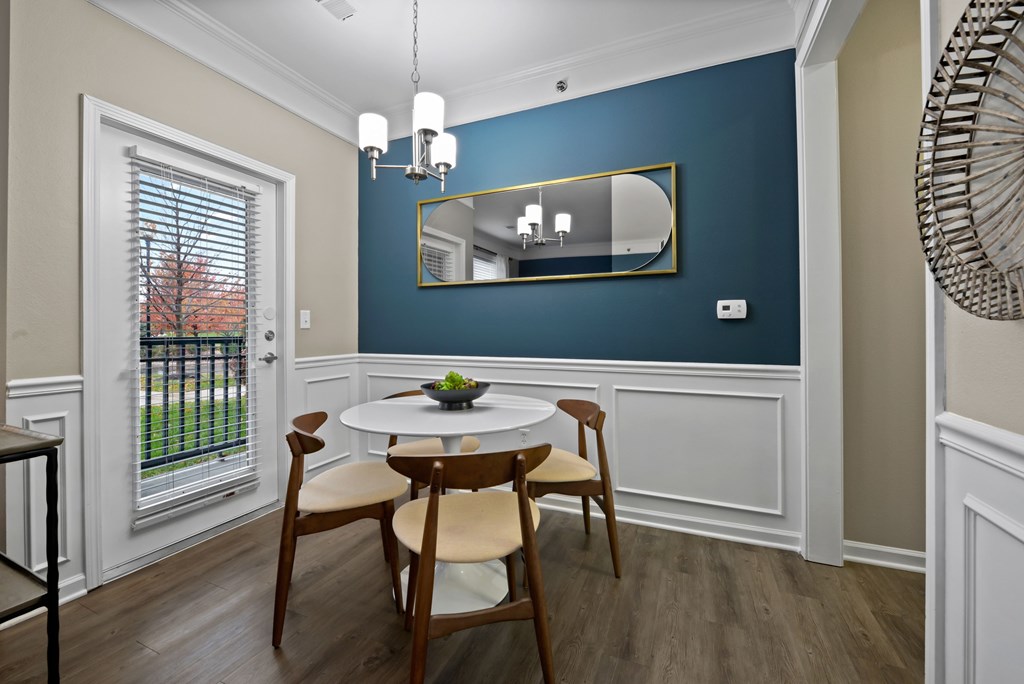 Dining Room with attached private patio