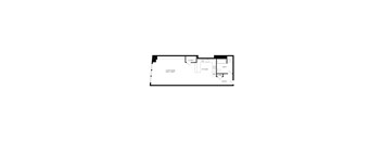 floor plan of the lower level of the house