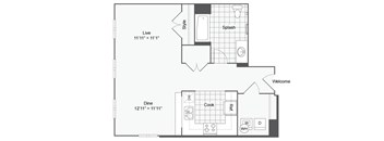 floor plan the falls apartment homes