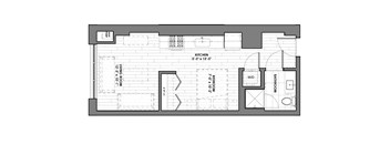 a floor plan of a small apartment