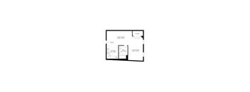 bedroom floor plan | luxury apartments in towson md | the mille brookhaven apartment