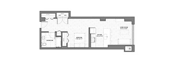 a floor plan of a small apartment