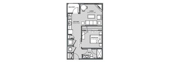floor plan  1 bedroom  1190 square feet