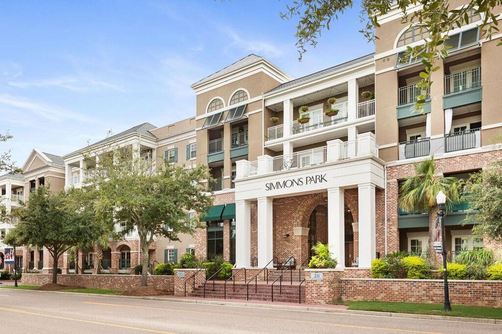 a large building with a street in front of it