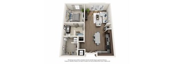 a 1 bedroom floor plan  villas at spring creek
