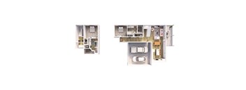 a floor plan of a house