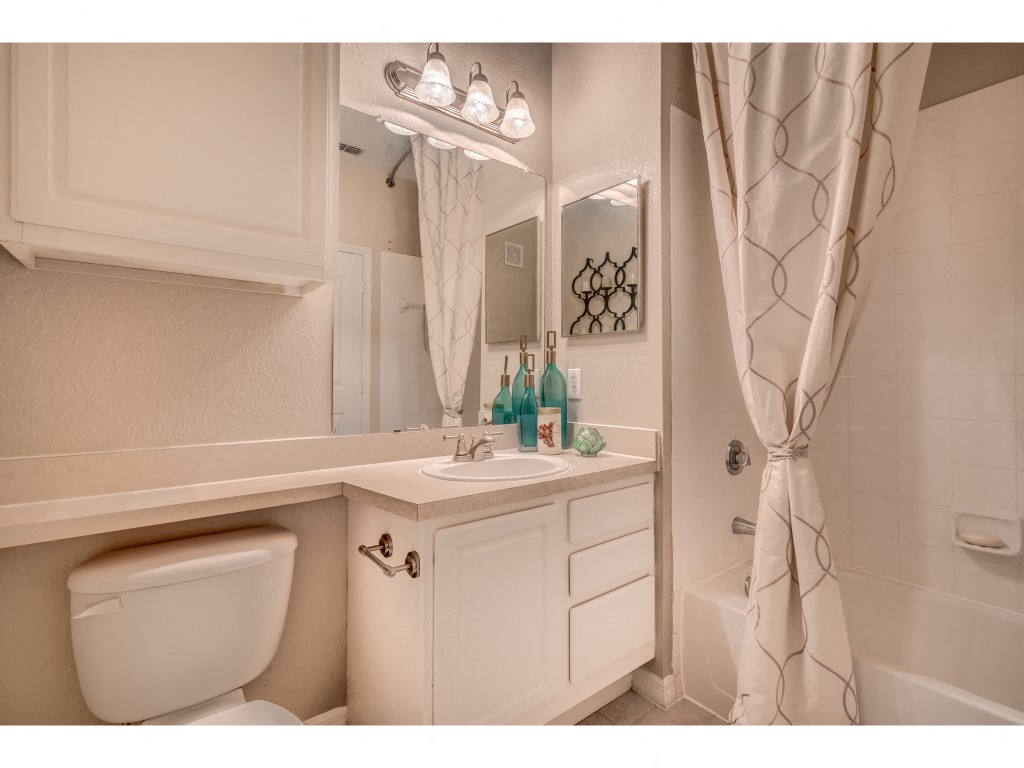 a bathroom with a sink and a toilet and a mirror