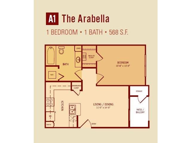 The Arabella Floor Plan 1
