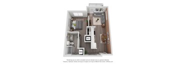 a 1 bedroom floor plan  summit  600 sq ft