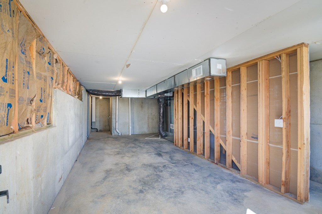 Unfinished Basements Available for Extra Storage