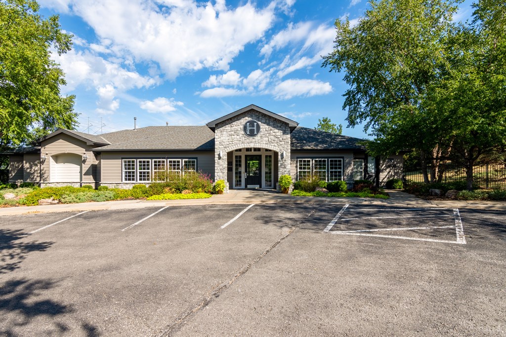 exterior of clubhouse