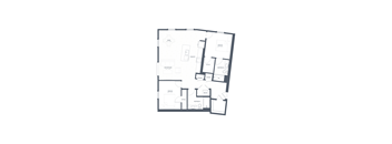 A floor plan of a house with labeled rooms such as "Dine Room", "Kitchen", and "Bedroom".