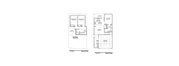 A floor plan of a Tucson home with two bedrooms and a garage.