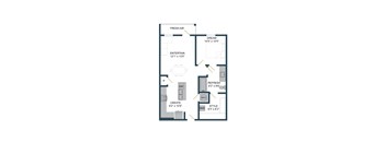 A floor plan of a house with labeled rooms such as "DREAM" and "REFRESH".