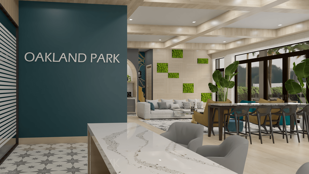 Club house at ID Oakland Park townhouses in Oakland Park FL