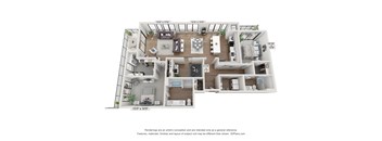 bedroom floor plan an in 2d