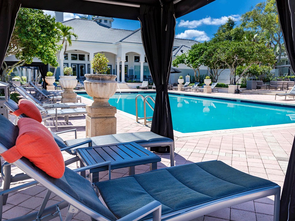 the swimming pool at the resort