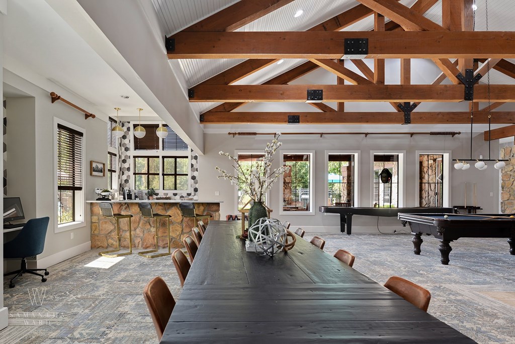 Newly renovated clubhouse with demonstration kitchen and work from home spaces