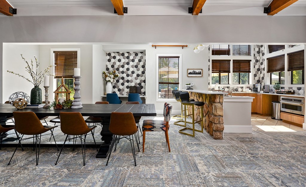 Newly renovated clubhouse with demonstration kitchen and work from home spaces