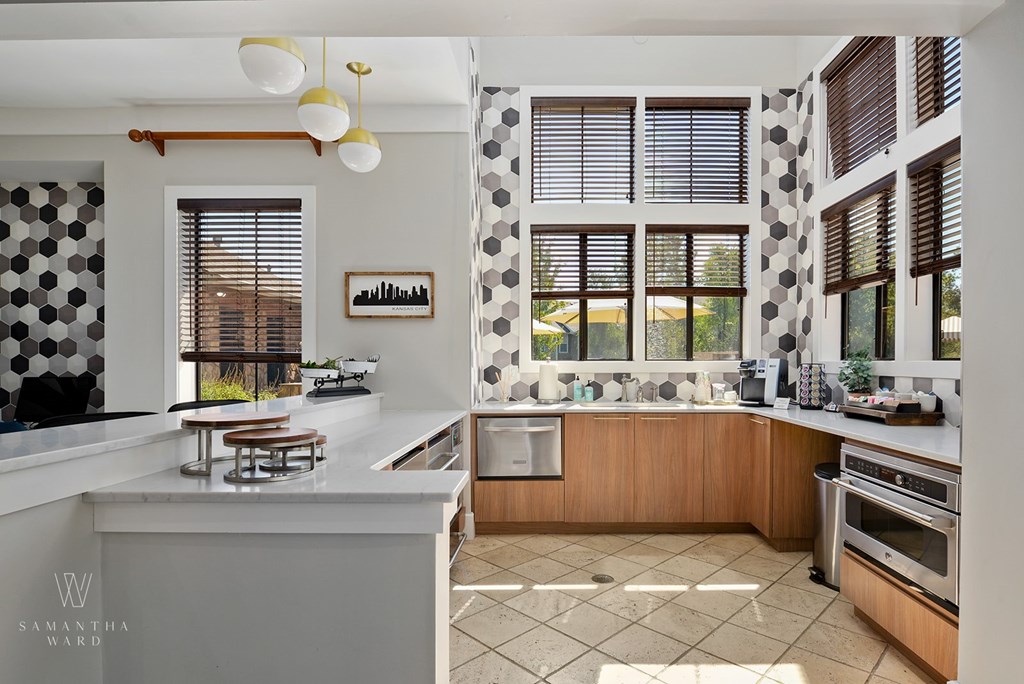 Demonstration kitchen available to be reserved for events