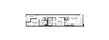 a floor plan of a building with floor plans of different rooms