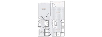 a floor plan of a three story house with a garage