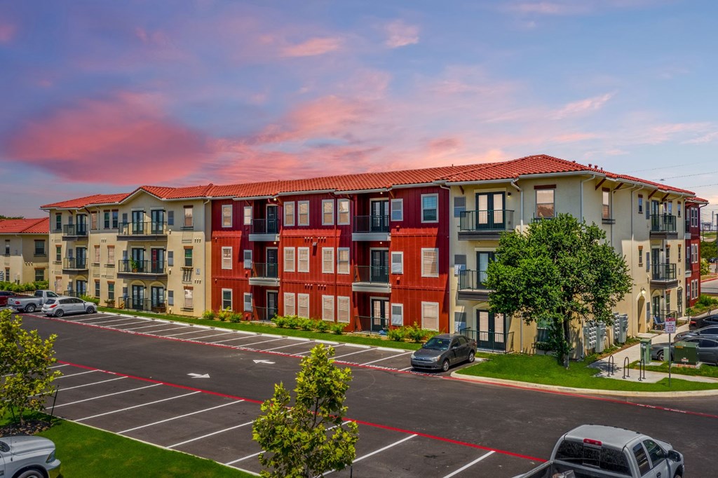 The St John Apartments Exterior Twilight