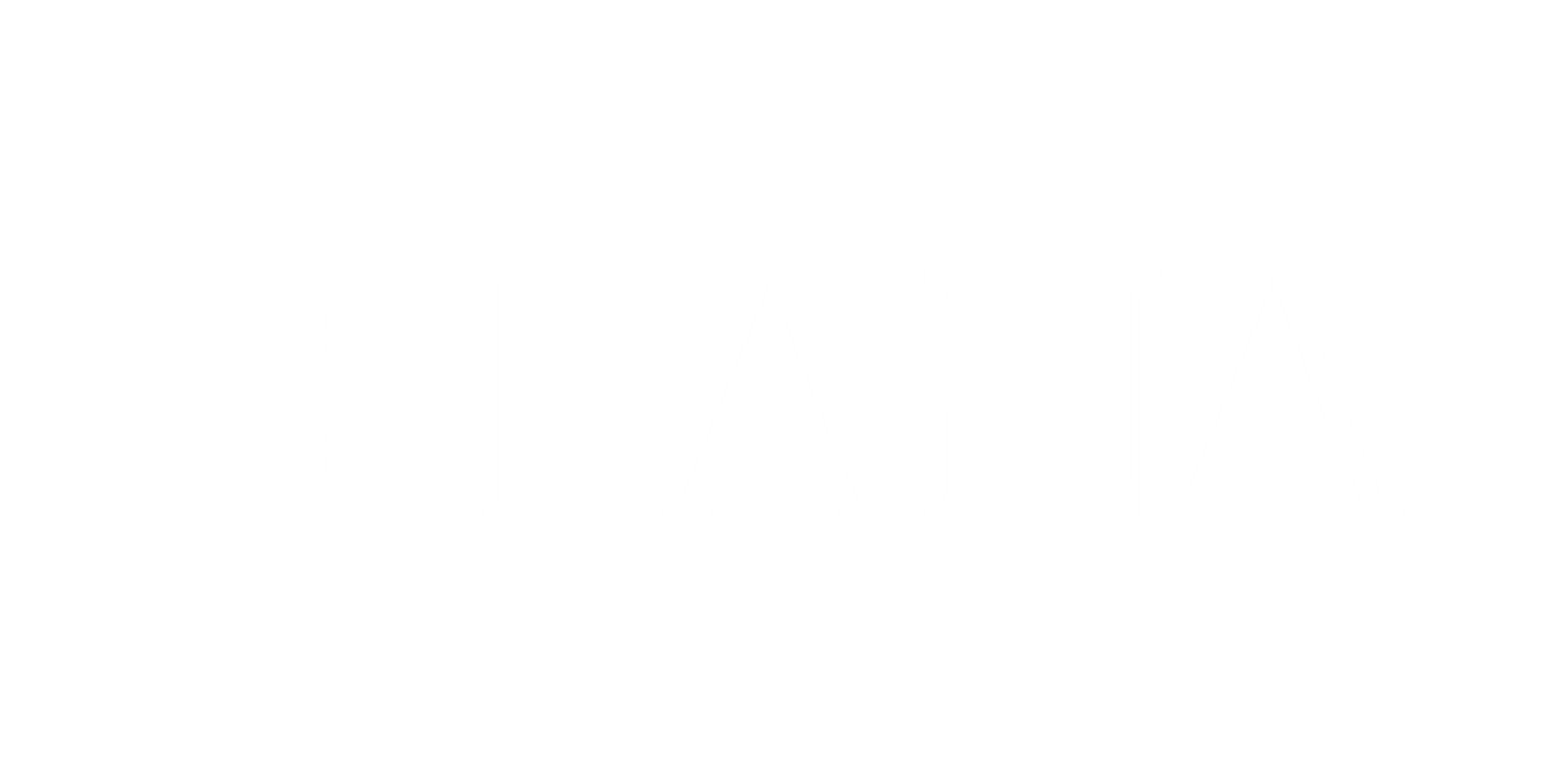 A black and white image with the word LANA and a symbol to the left.