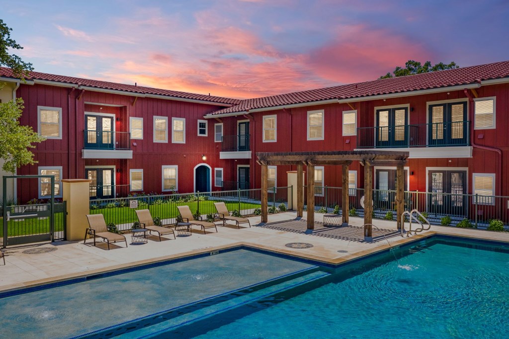 The St John Apartments Exterior Twilight