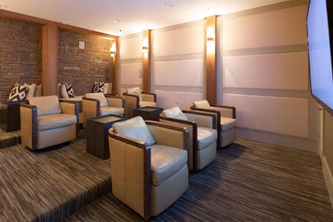 a conference room with chairs and a table