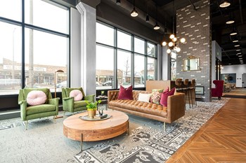 Interior Indoor lounge at Harper Apartments in St Paul, MN - Photo Gallery 2