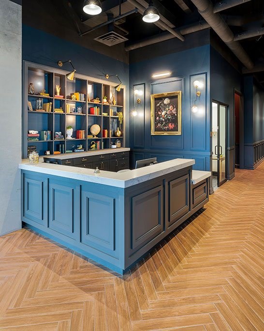 Community spaces at The Harper