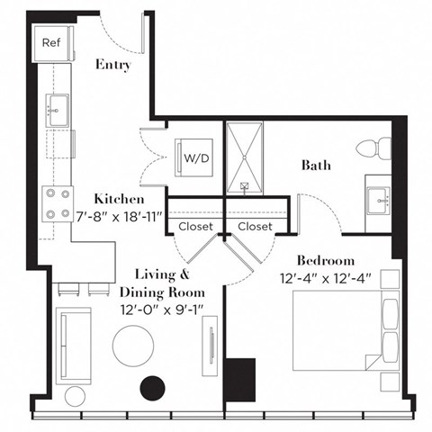 205 S. Peoria St Studio-2 Beds Apartment for Rent - Photo Gallery 43