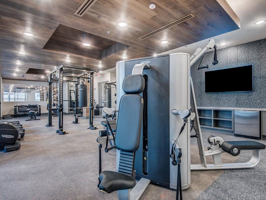 Fully equipped fitness center