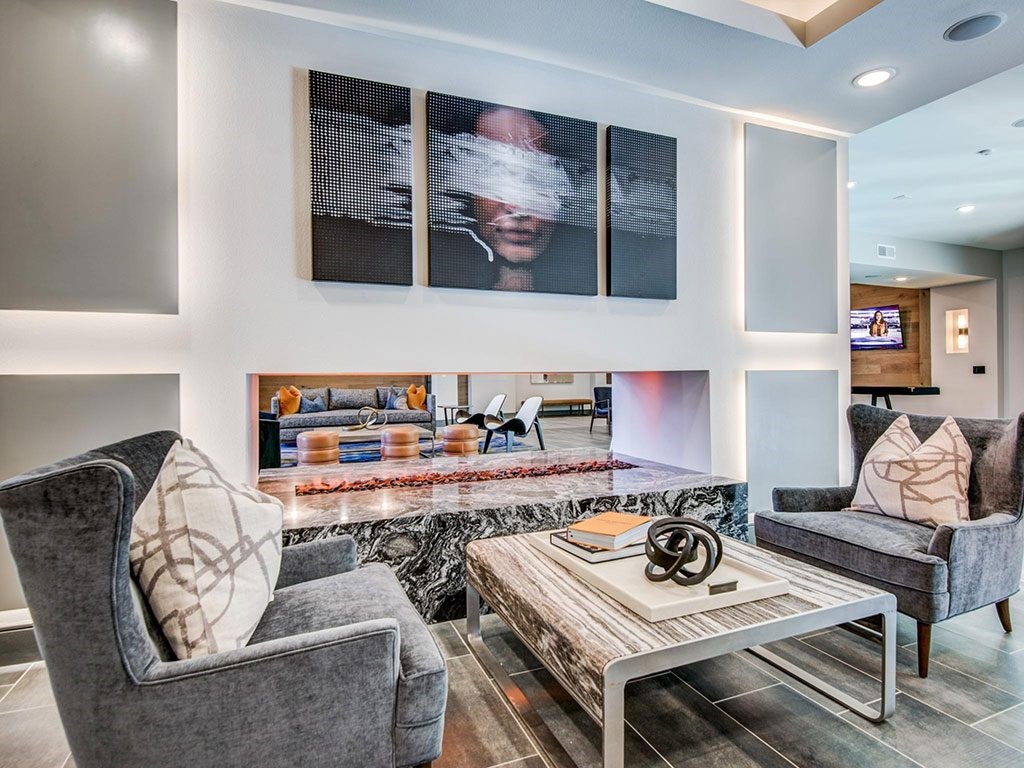 Conversation area with comfortable seating for gathering